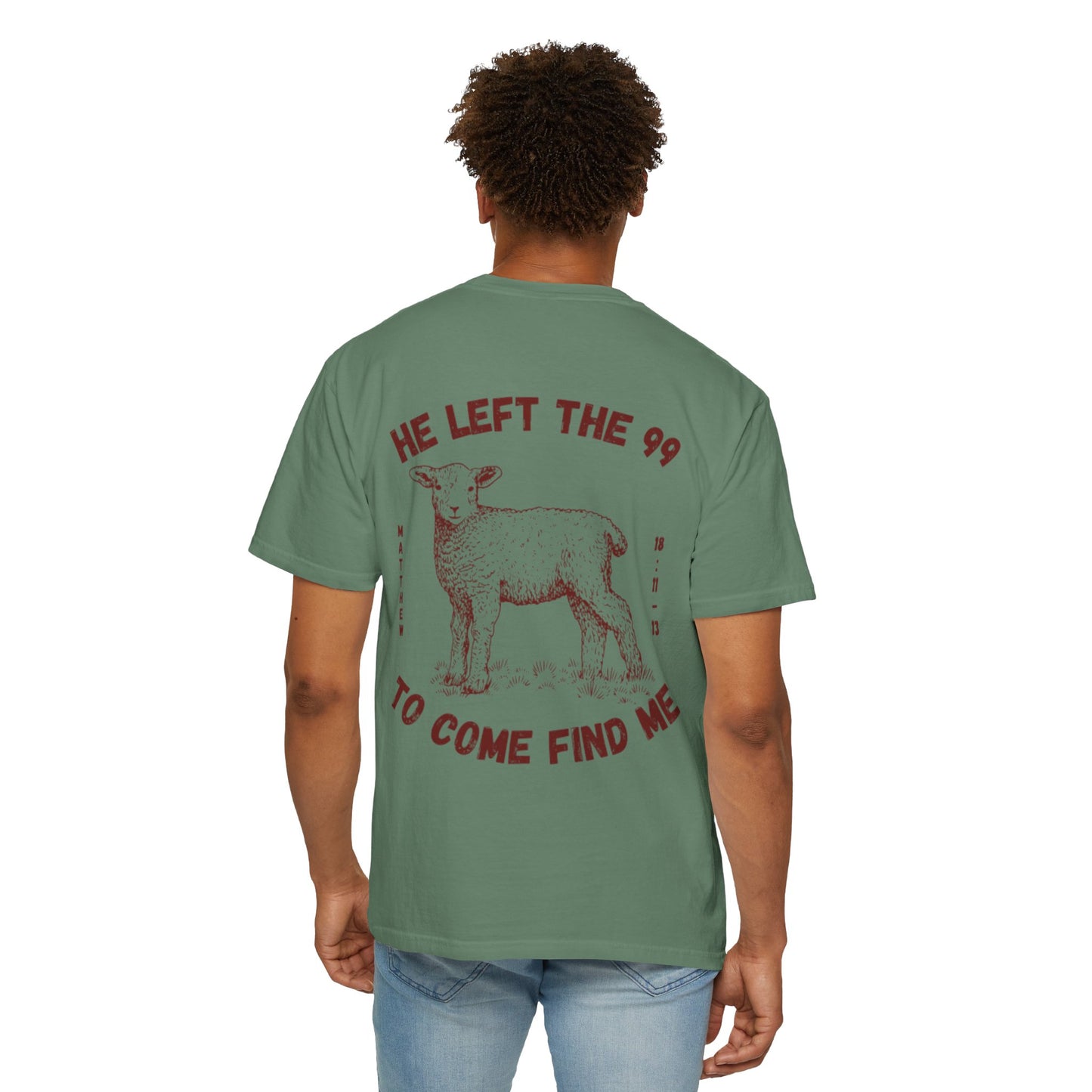 He Left the 99 Men’s T-Shirt
