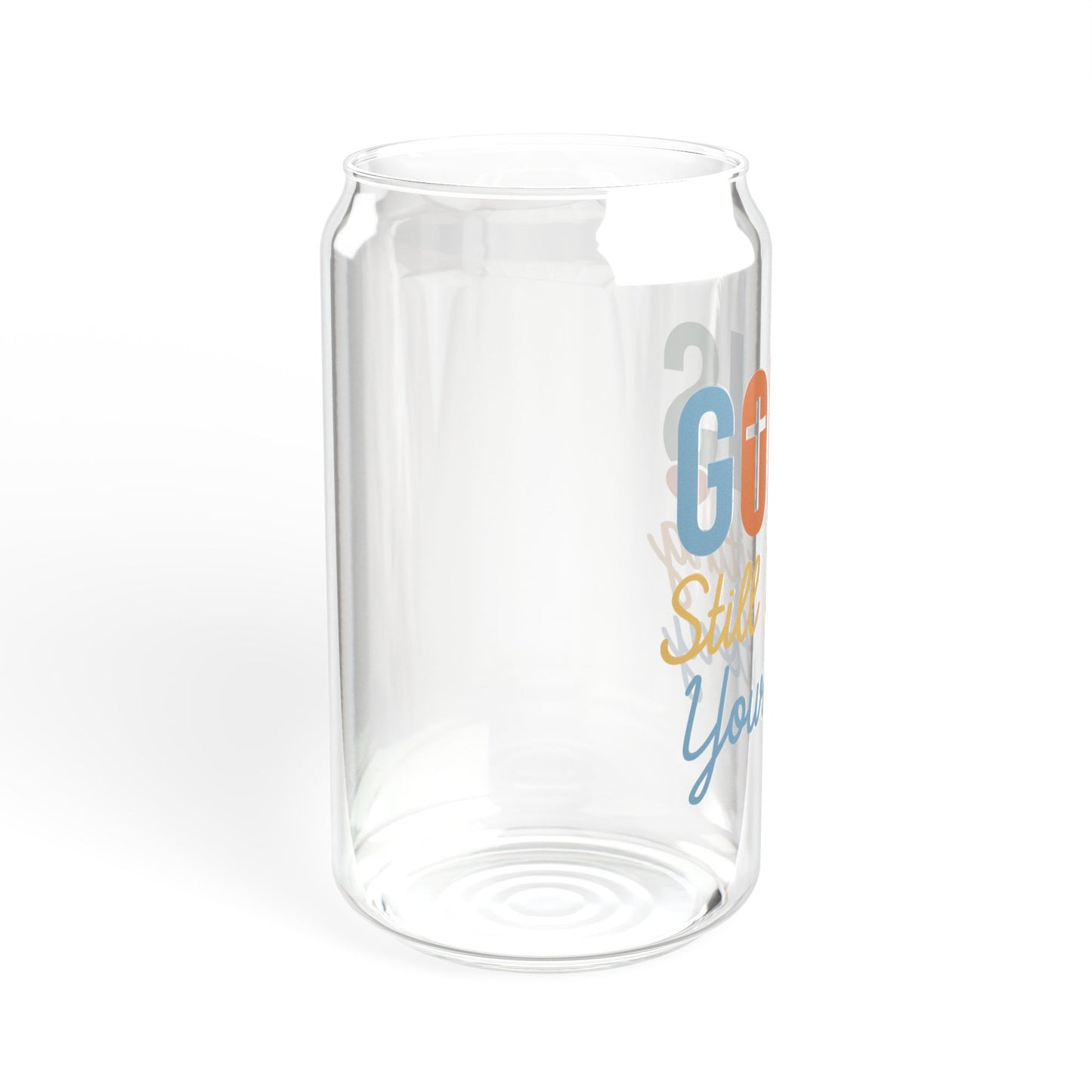 16oz Sipper Glass - 'God is Still Writing Your Story'