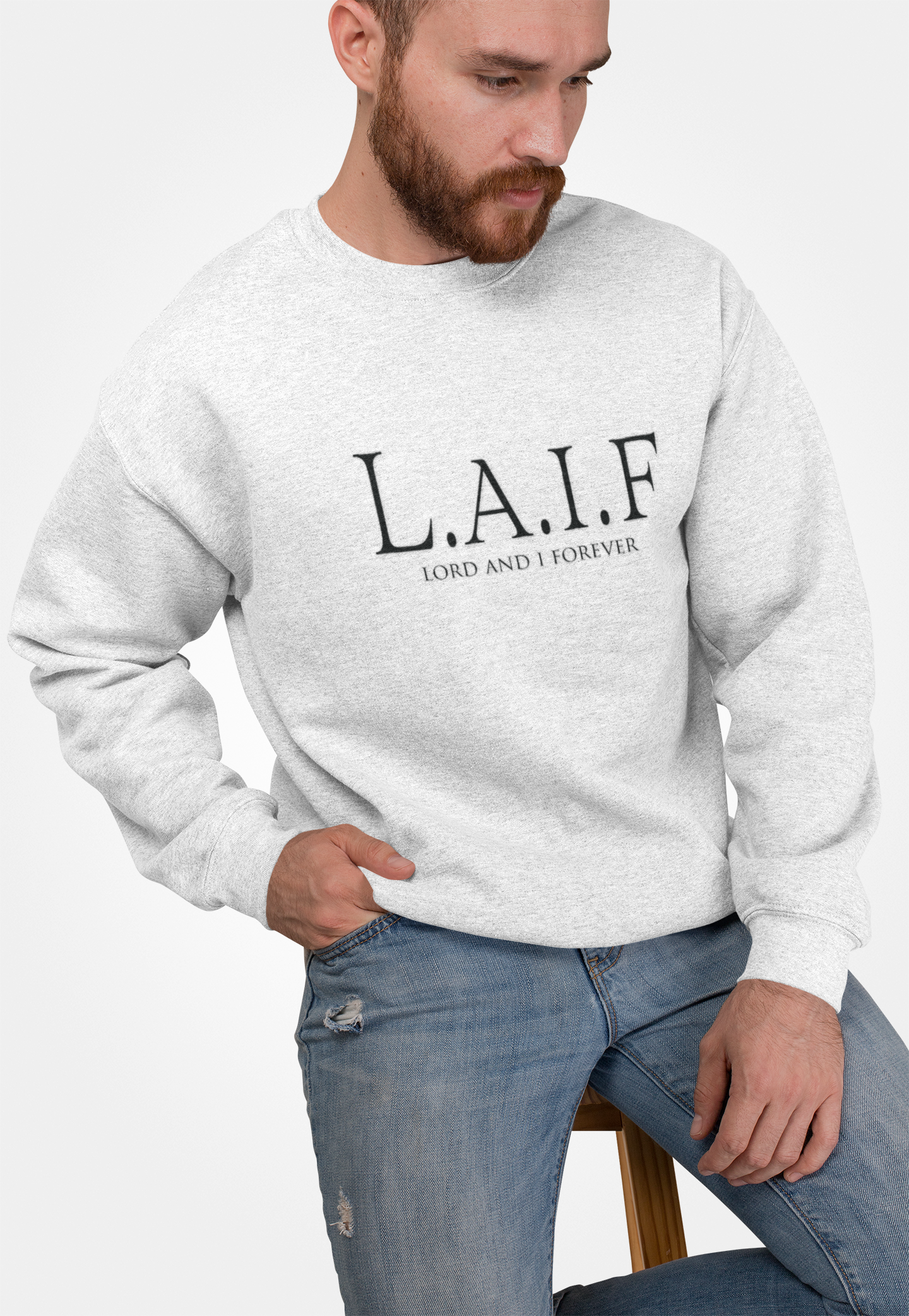 L.A.I.F Unisex Heavy Blend™ Crewneck Sweatshirt