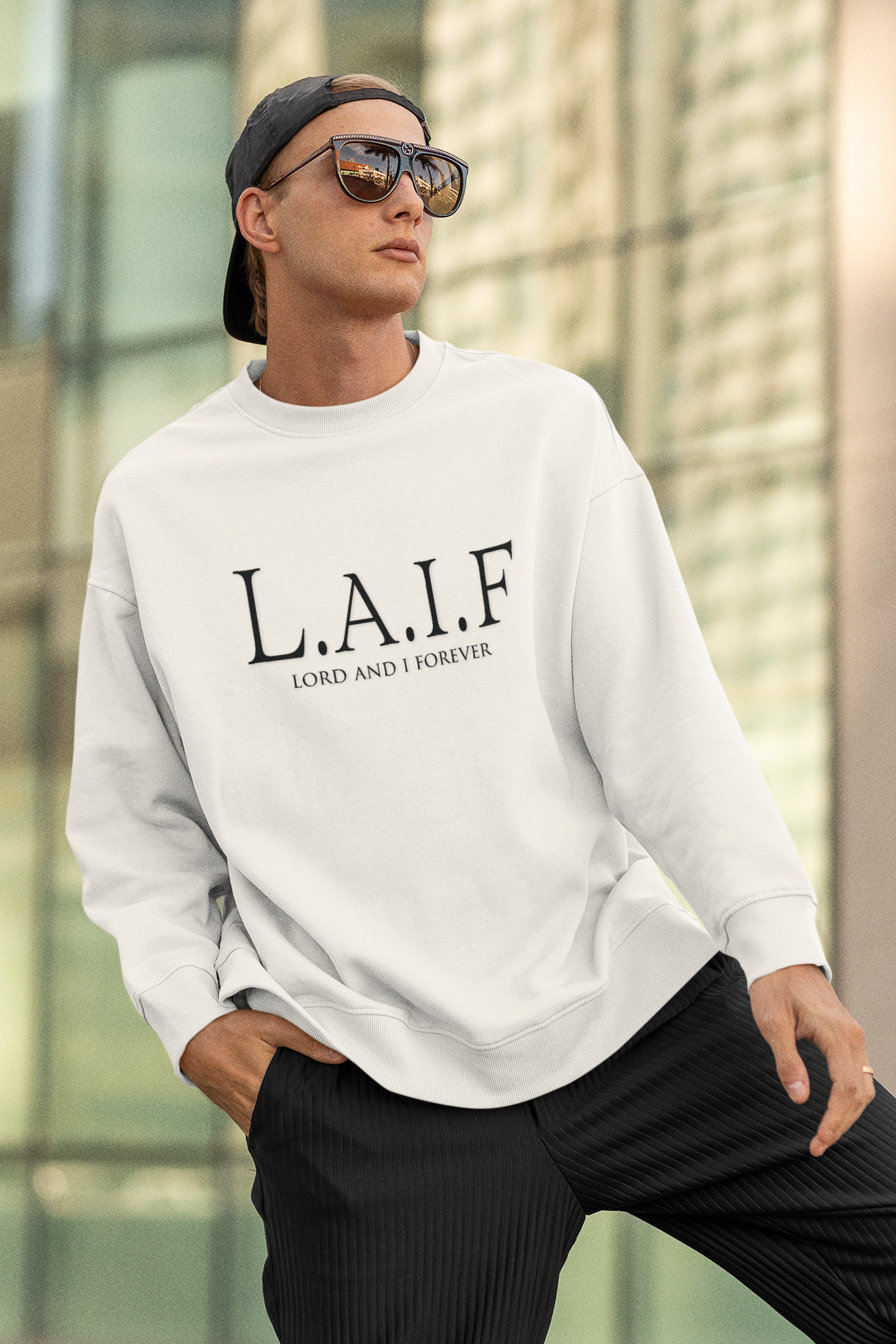 L.A.I.F Unisex Heavy Blend™ Crewneck Sweatshirt