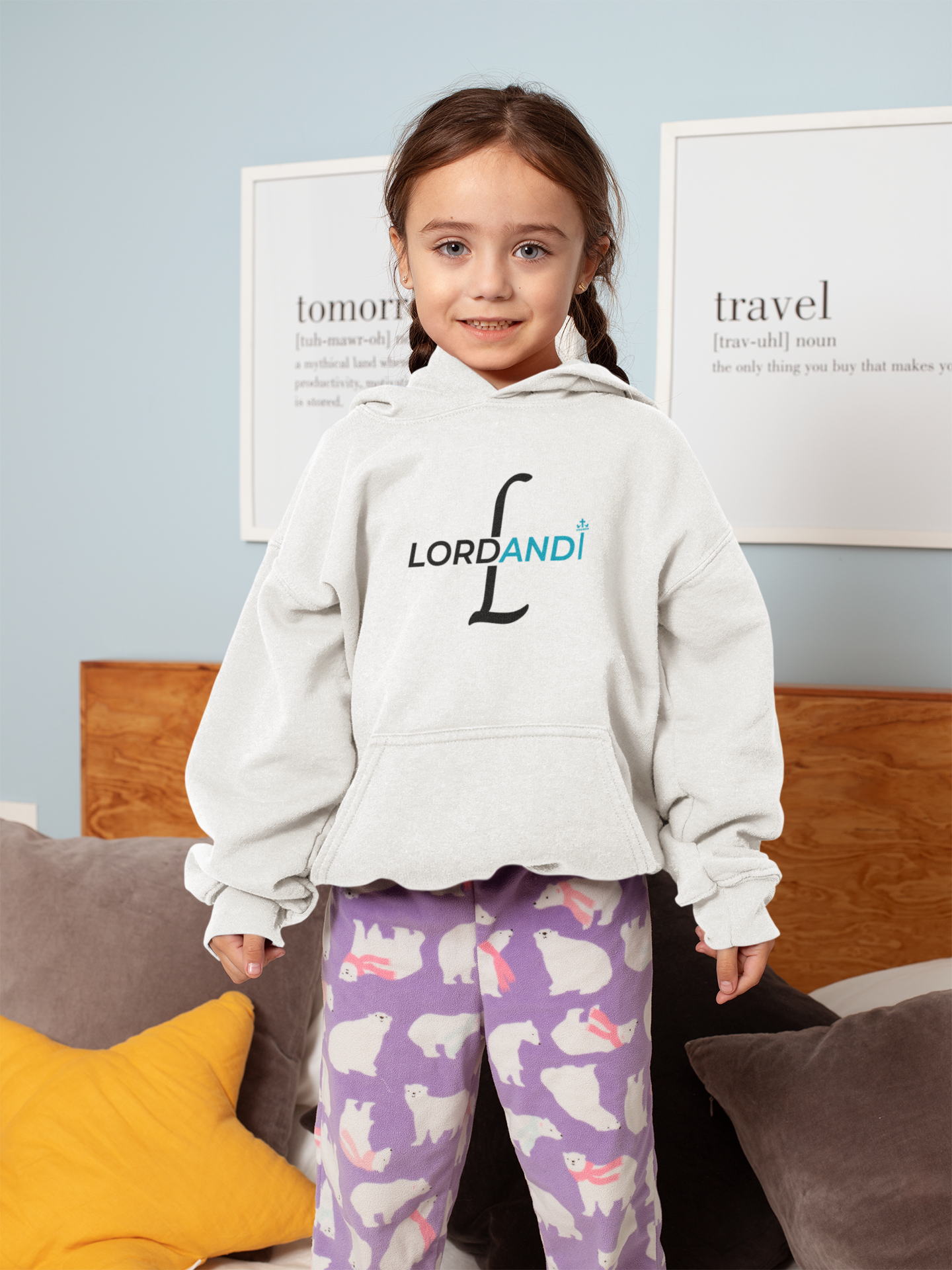 LORDANDI Youth Hooded Sweatshirt