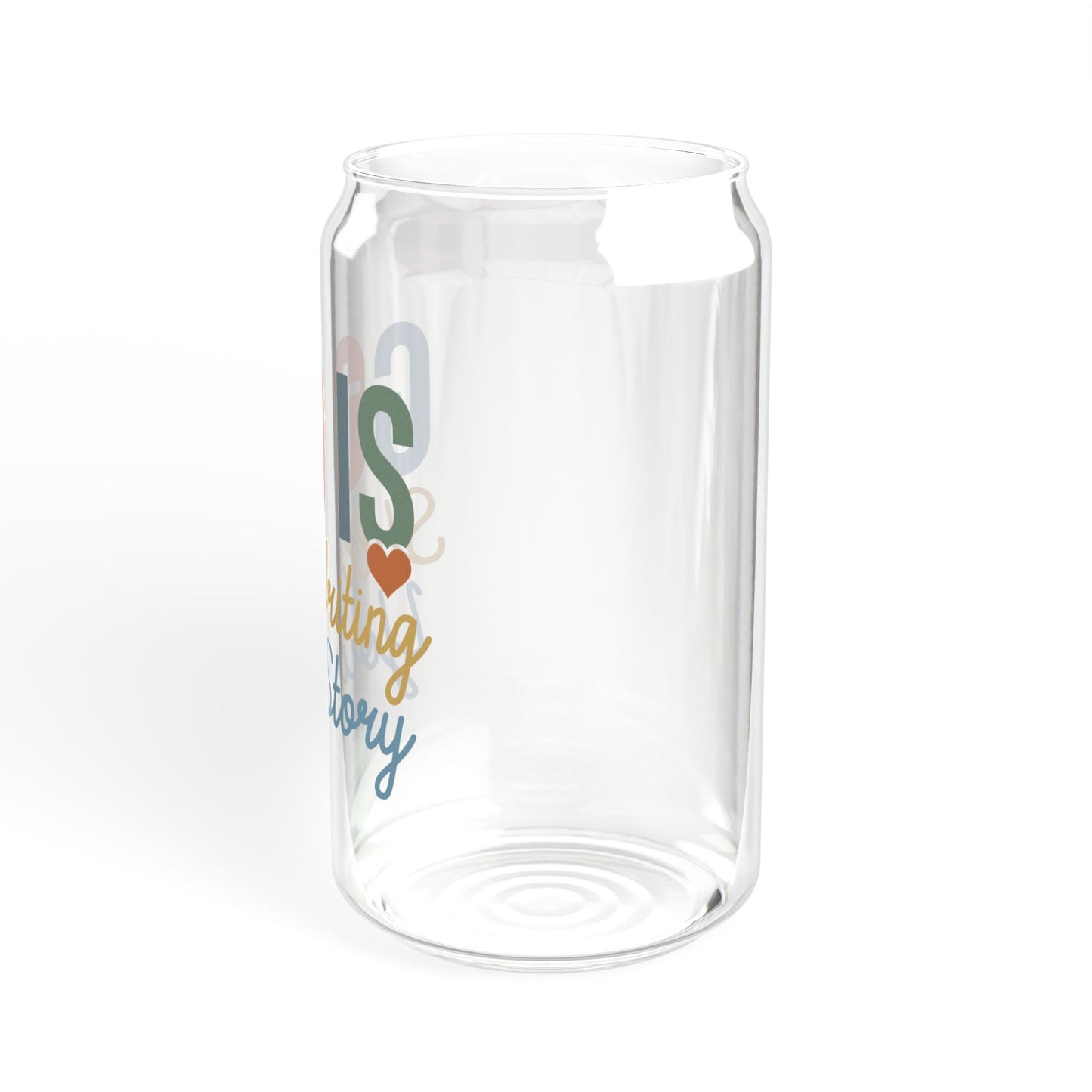16oz Sipper Glass - 'God is Still Writing Your Story'