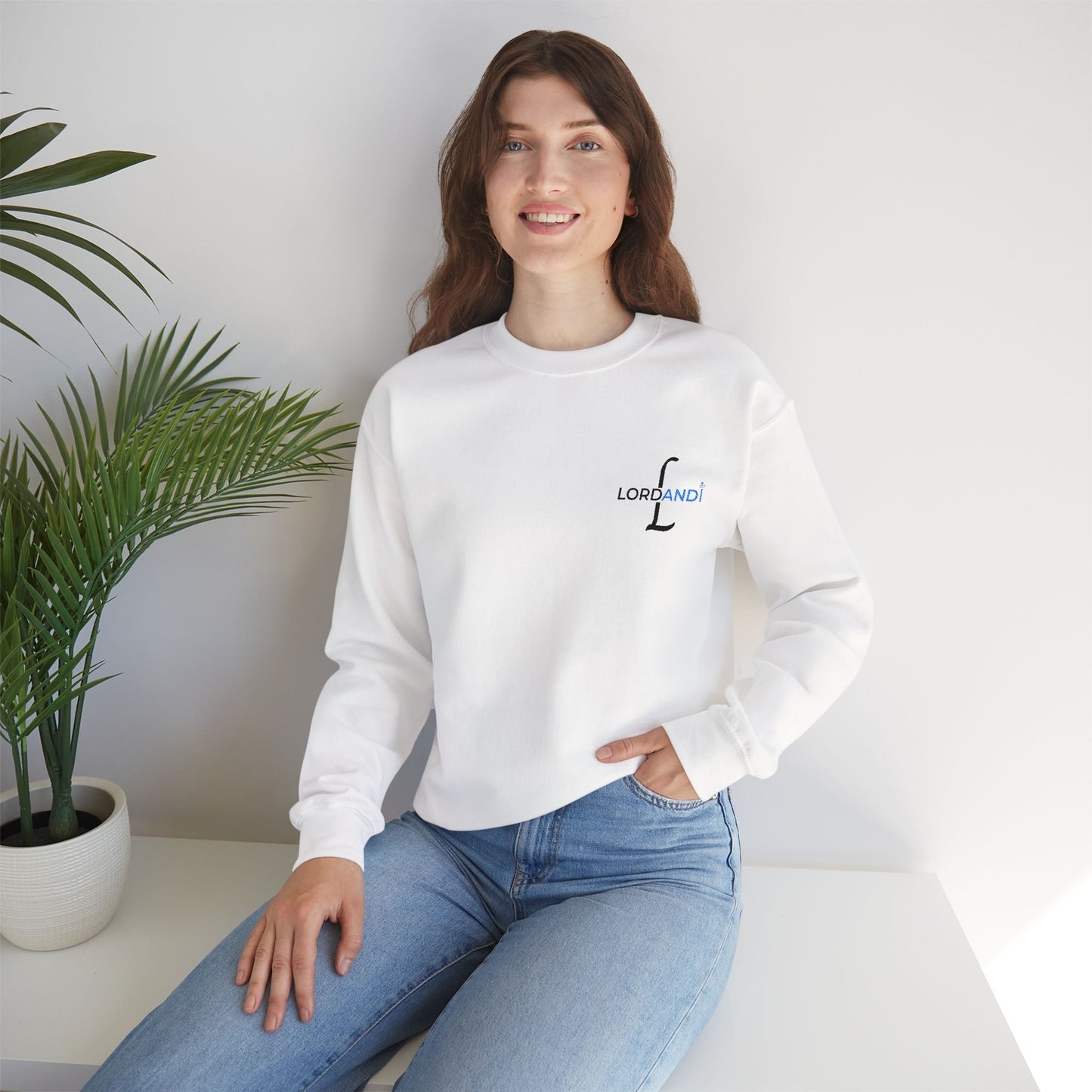 Embroidered Unisex Sweatshirt with Lordandi Design