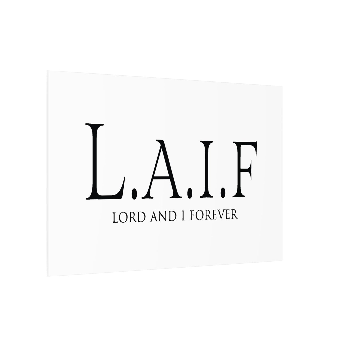 L.A.I.F LORDANDI Matte Canvas, Stretched, 0.75"