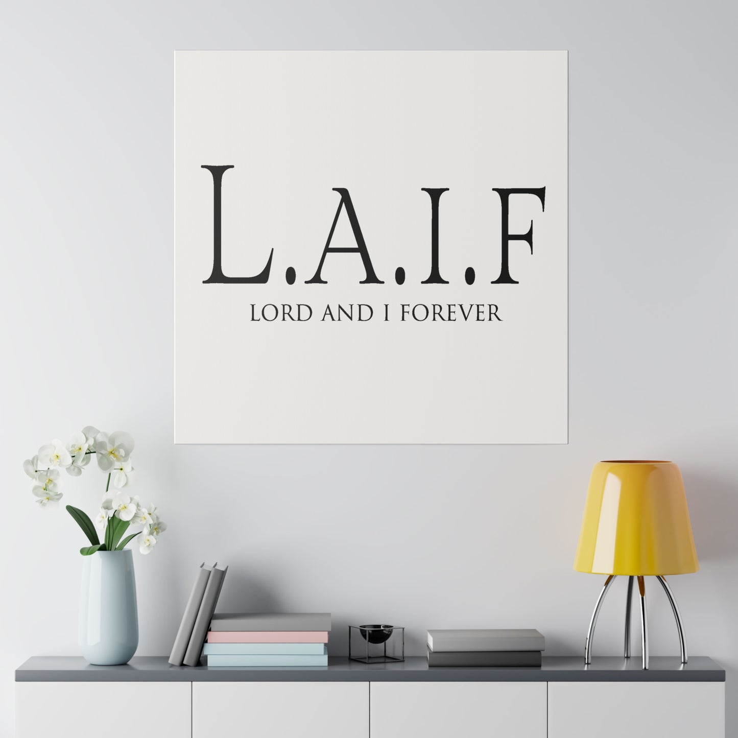 L.A.I.F LORDANDI Matte Canvas, Stretched, 0.75"