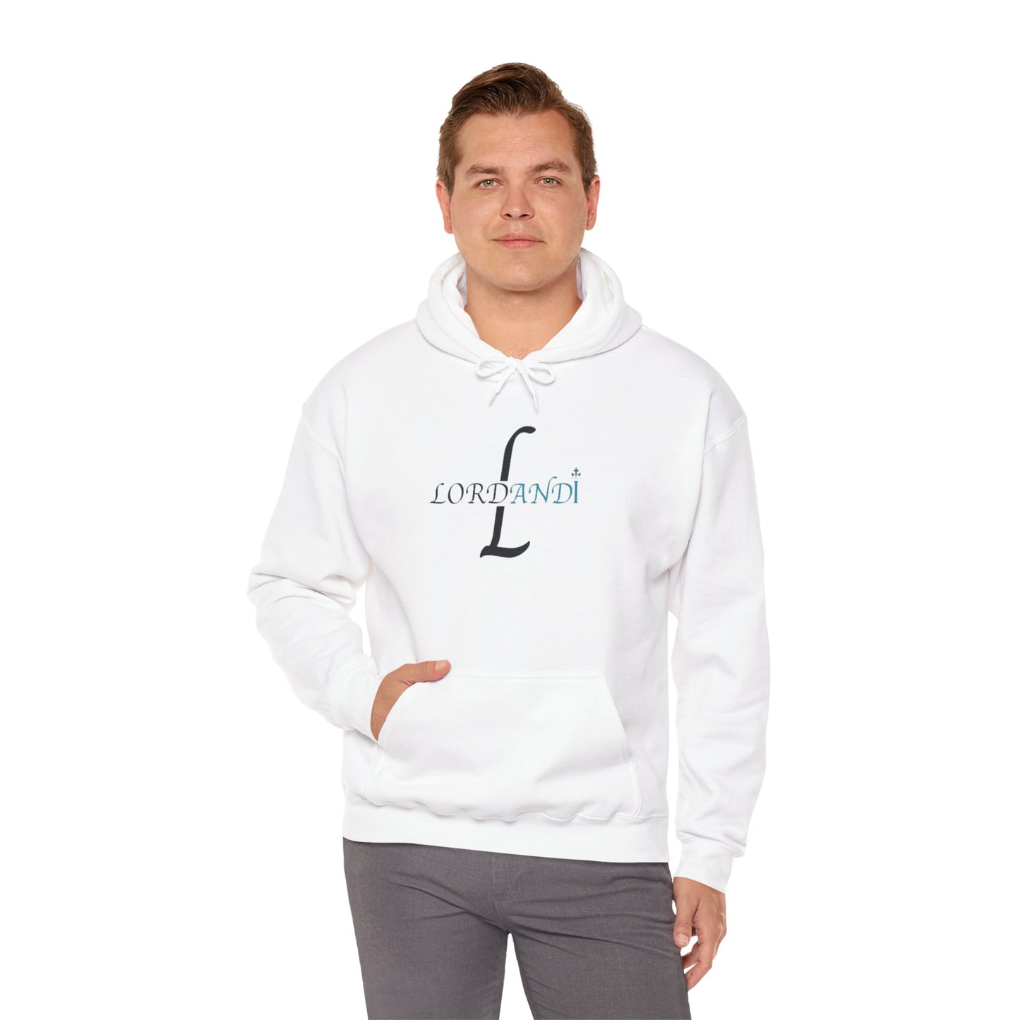 Lordandi Heavy Blend Hooded Sweatshirt - Cozy Winter Wear for Church Events