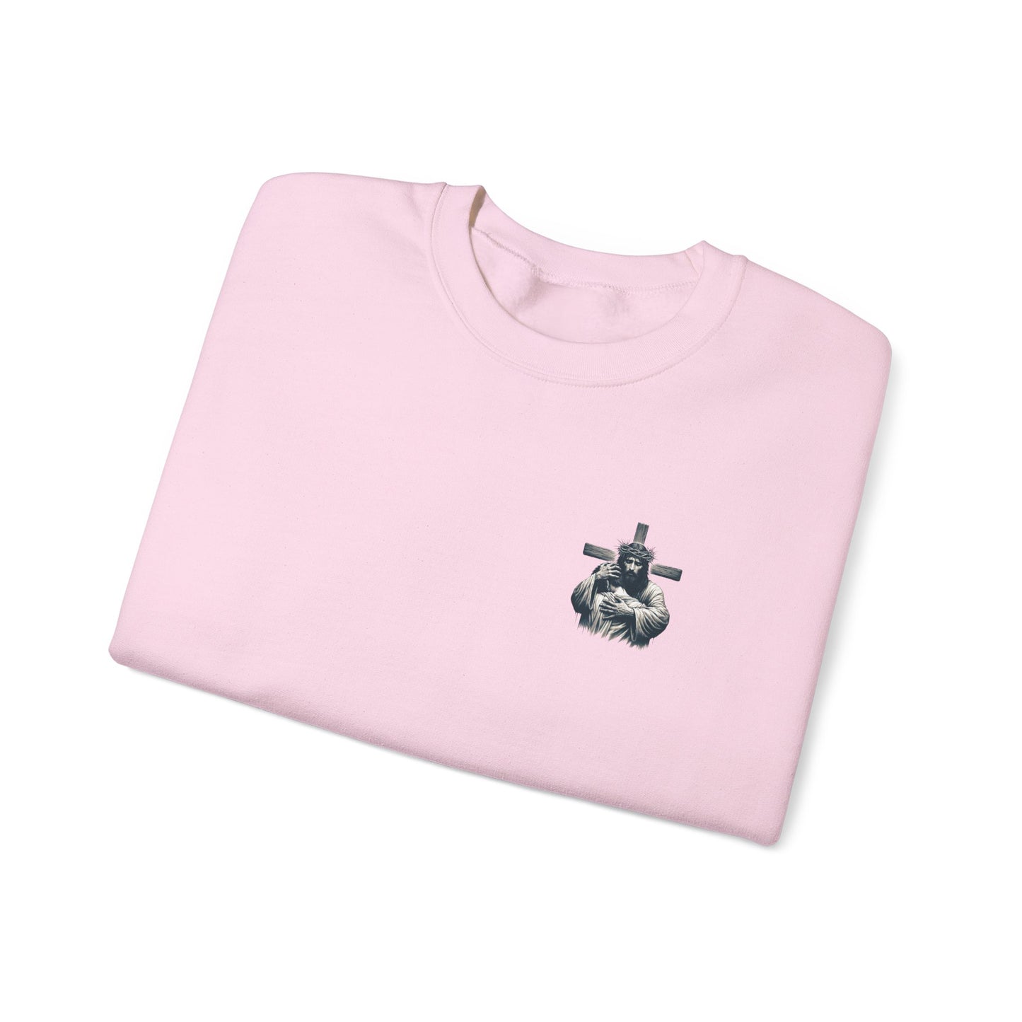 Isaiah 41:10 Crewneck Sweatshirt — Christian Jesus Cross Graphic