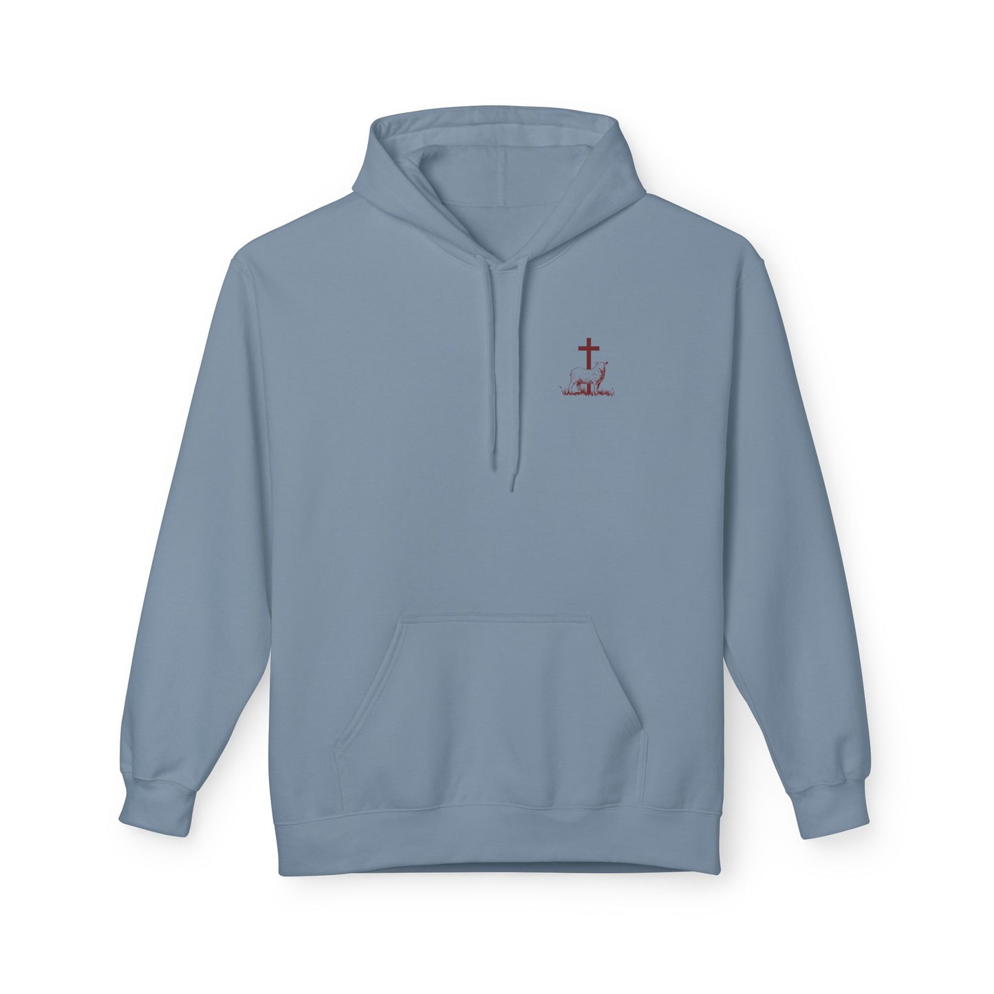 Shepherd & Lamb Hoodie — "He Left the 99 to Come Find Me" Christian Faith Pullover