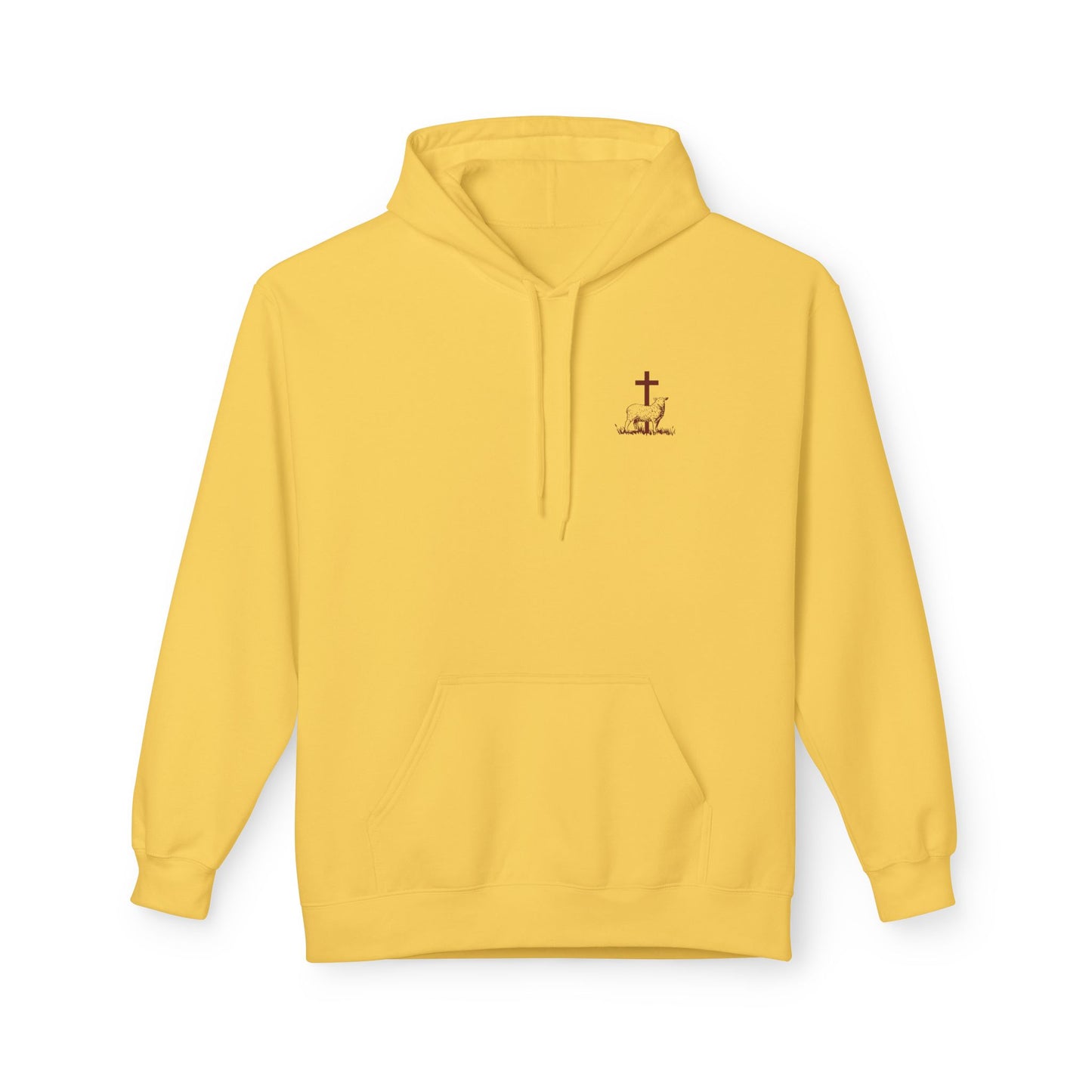 Shepherd & Lamb Hoodie — "He Left the 99 to Come Find Me" Christian Faith Pullover