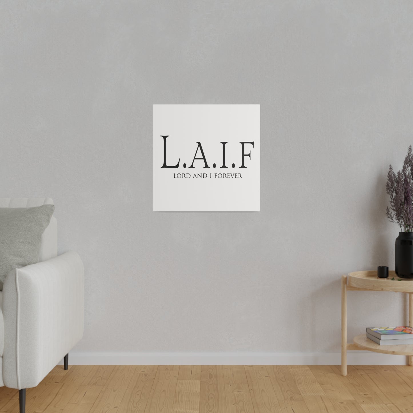 L.A.I.F LORDANDI Matte Canvas, Stretched, 0.75"