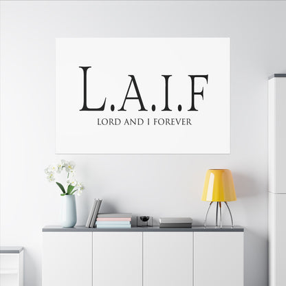 L.A.I.F LORDANDI Matte Canvas, Stretched, 0.75"