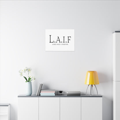 L.A.I.F LORDANDI Matte Canvas, Stretched, 0.75"