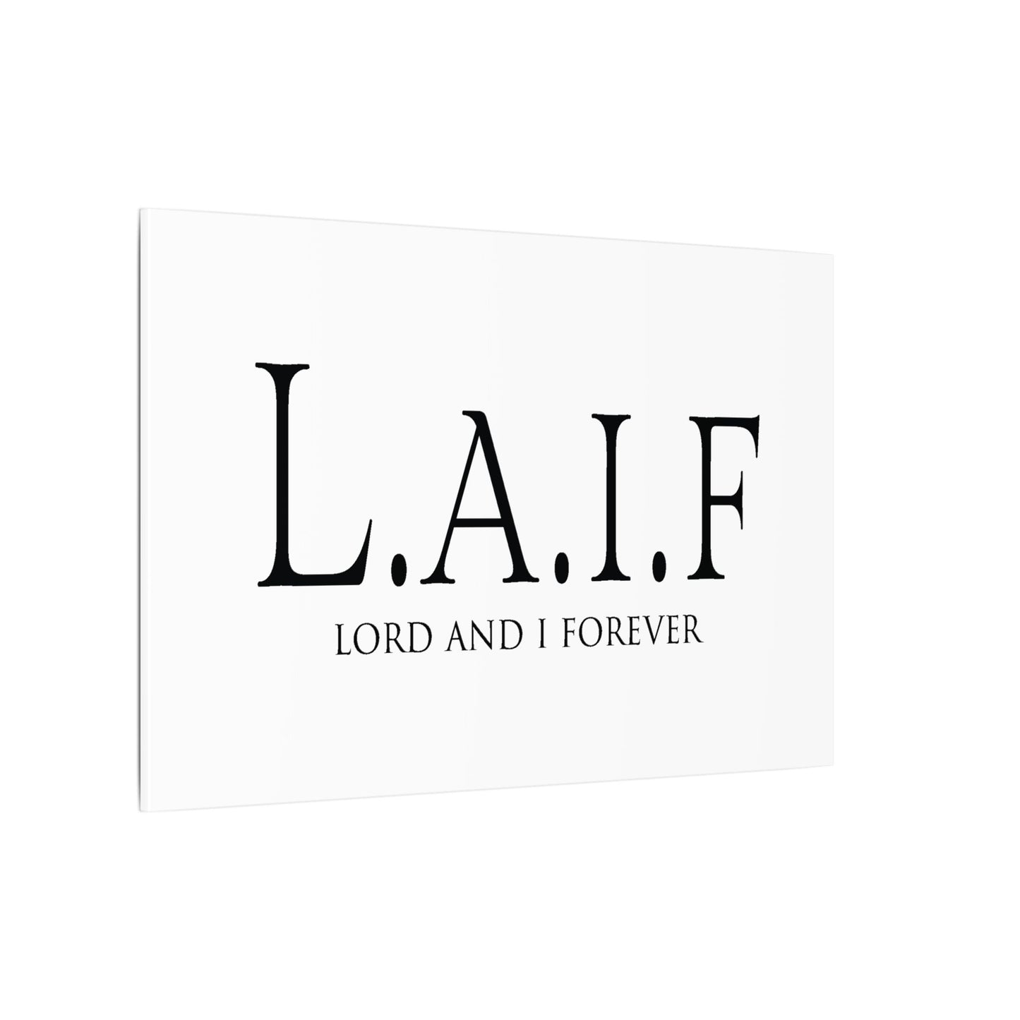 L.A.I.F LORDANDI Matte Canvas, Stretched, 0.75"