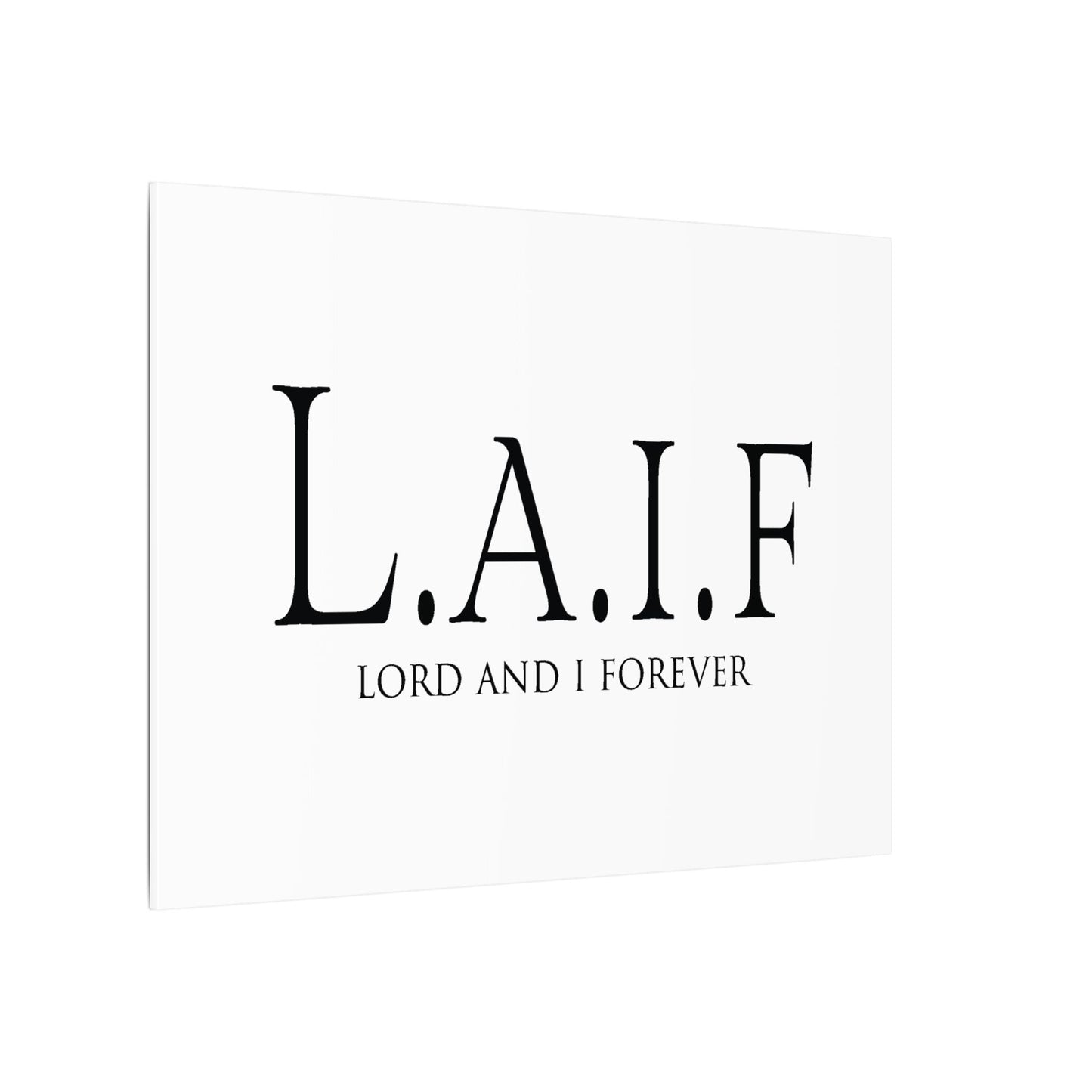 L.A.I.F LORDANDI Matte Canvas, Stretched, 0.75"