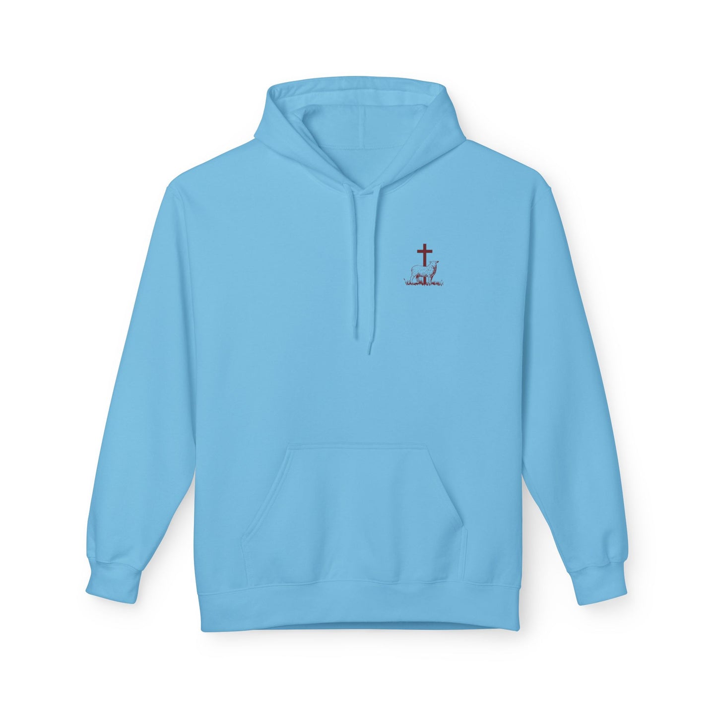 Shepherd & Lamb Hoodie — "He Left the 99 to Come Find Me" Christian Faith Pullover