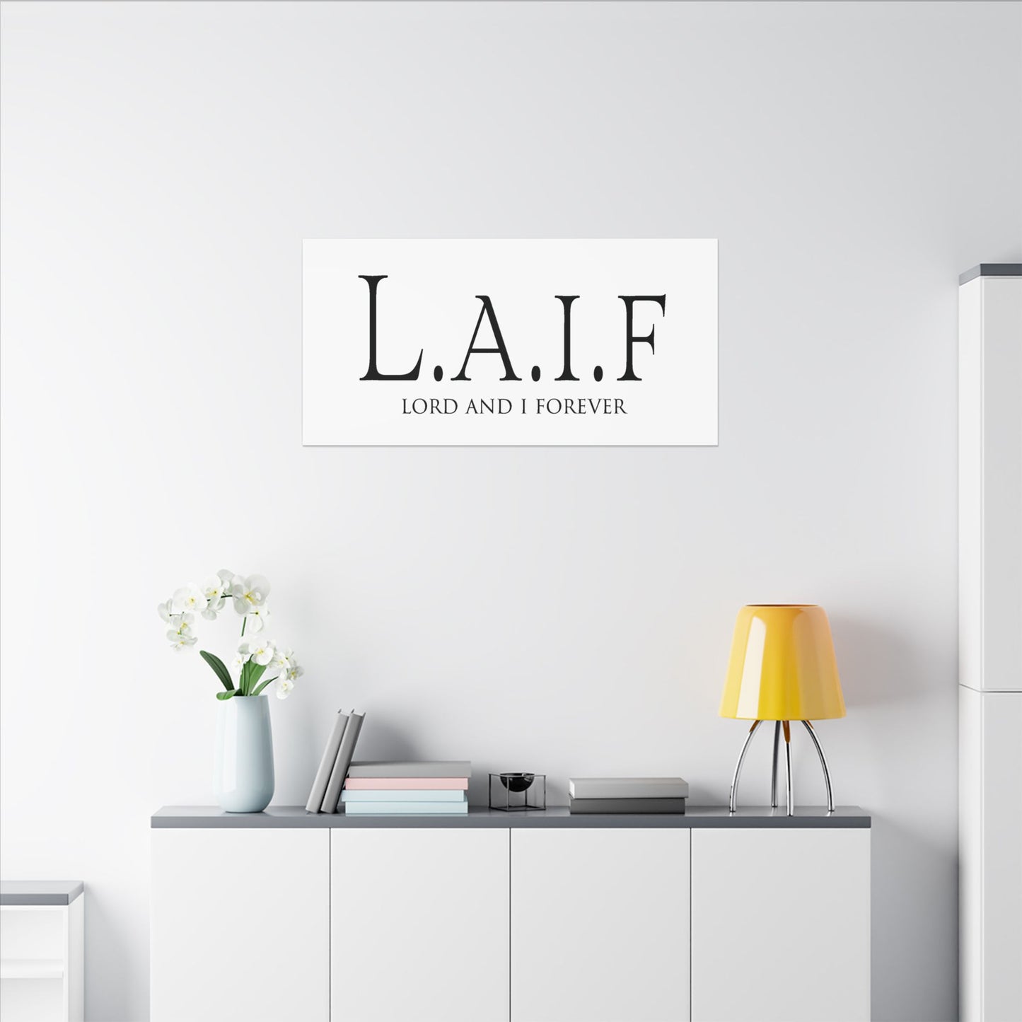 L.A.I.F LORDANDI Matte Canvas, Stretched, 0.75"