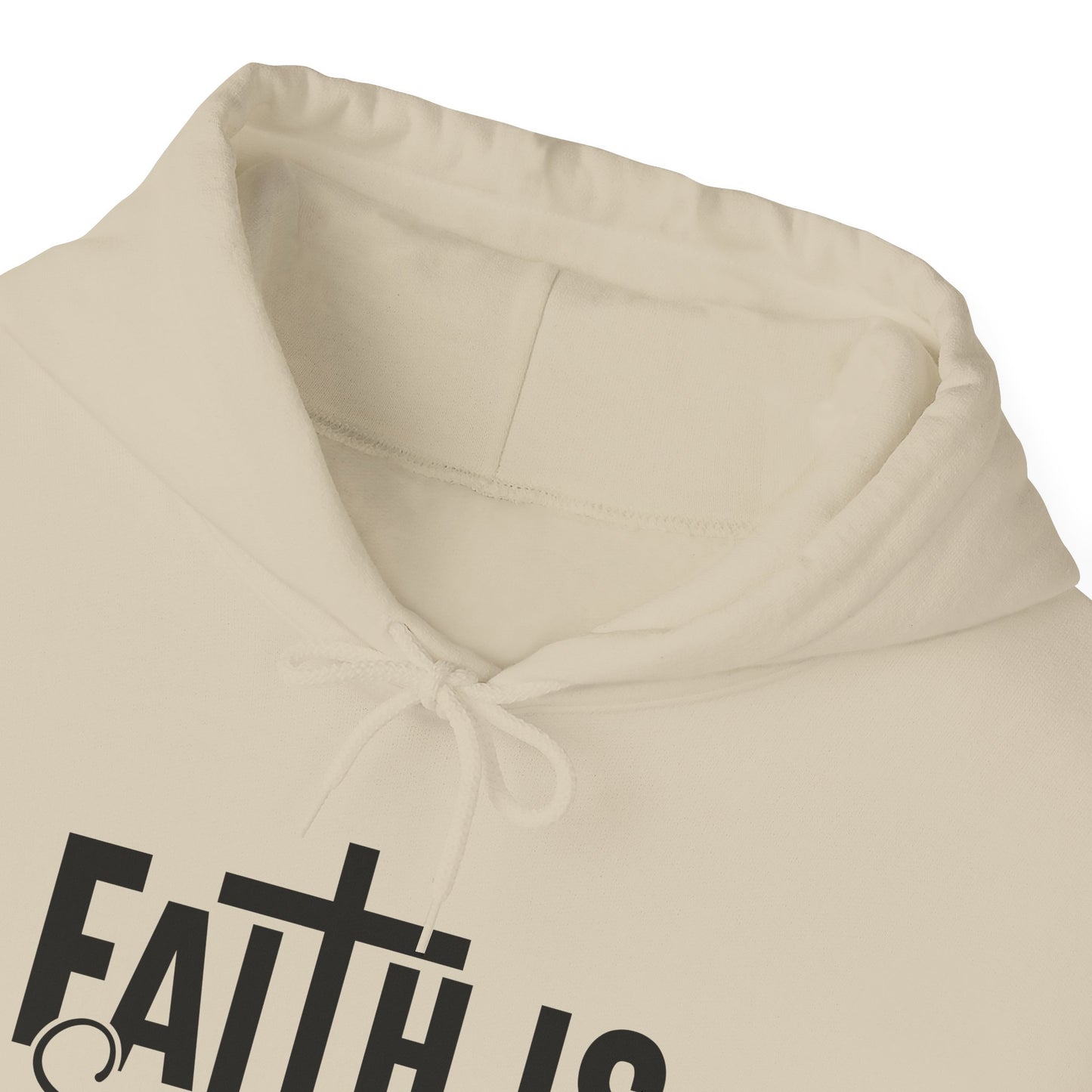 Faith Is Essential Hoodie – Inspirational Christian Pullover