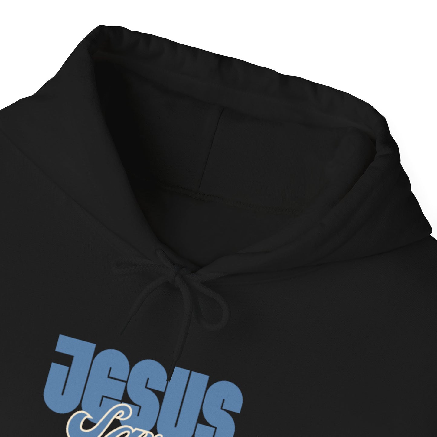 Jesus Saves Hoodie — Faith-Based Christian Graphic Pullover