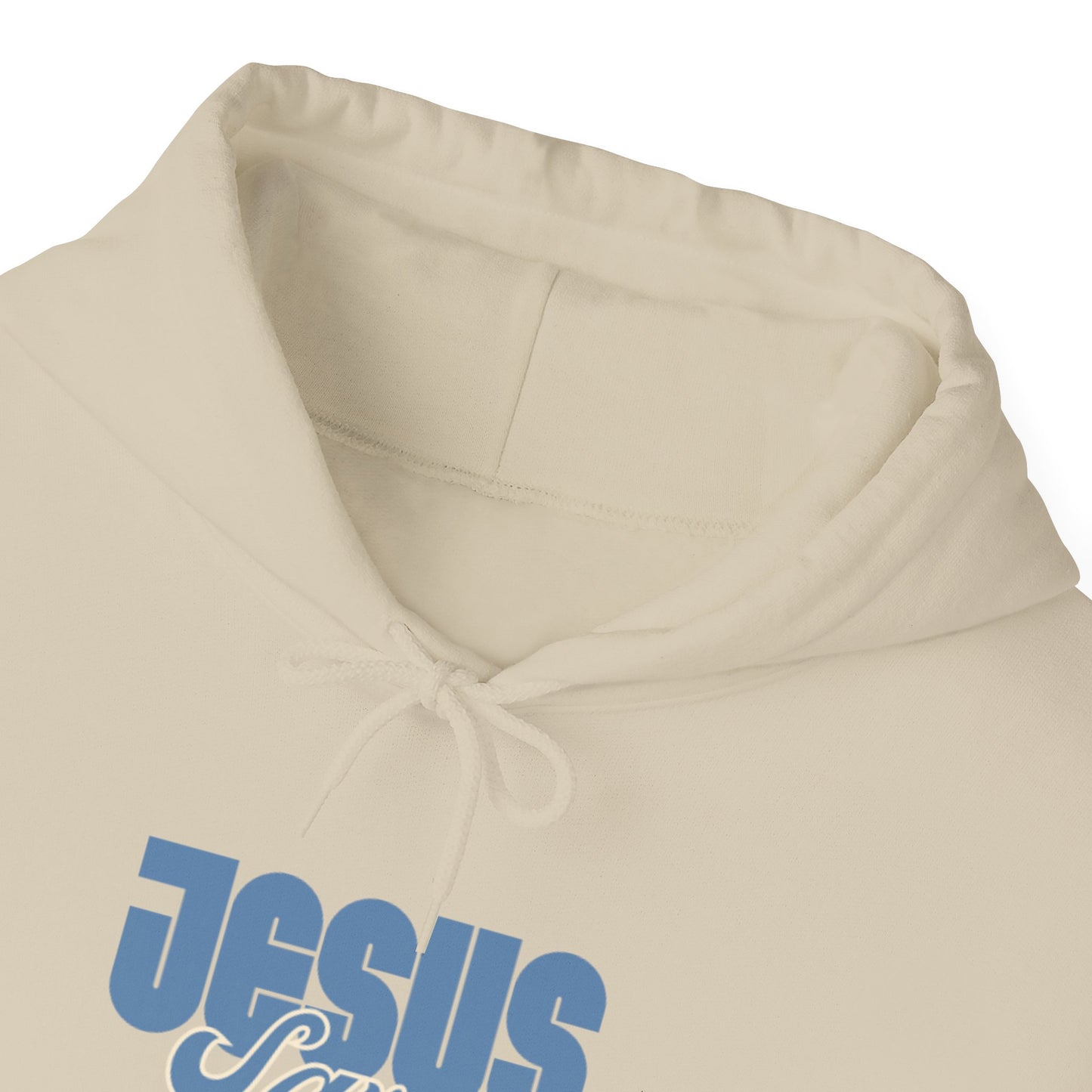 Jesus Saves Hoodie — Faith-Based Christian Graphic Pullover