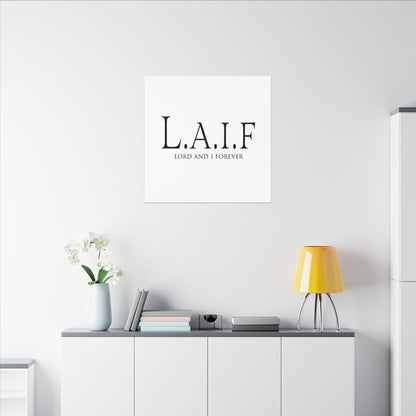 L.A.I.F LORDANDI Matte Canvas, Stretched, 0.75"