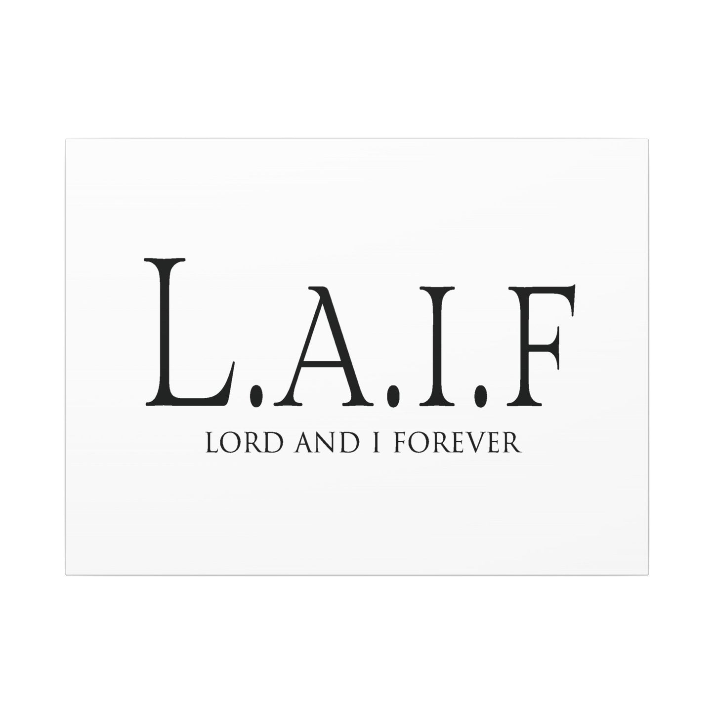 L.A.I.F LORDANDI Matte Canvas, Stretched, 0.75"