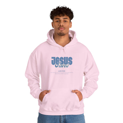 Jesus Saves Hoodie — Faith-Based Christian Graphic Pullover