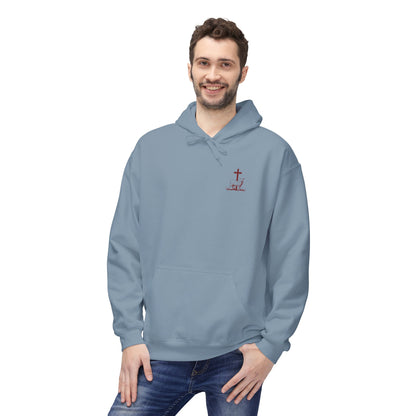 Shepherd & Lamb Hoodie — "He Left the 99 to Come Find Me" Christian Faith Pullover