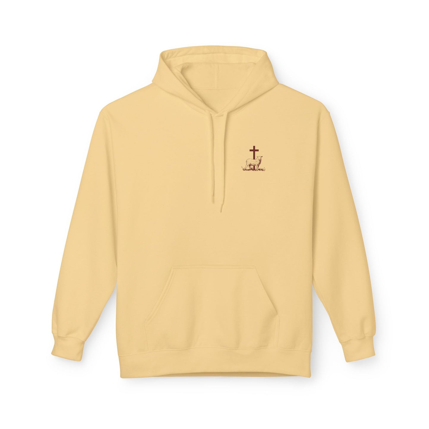 Shepherd & Lamb Hoodie — "He Left the 99 to Come Find Me" Christian Faith Pullover