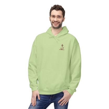 Shepherd & Lamb Hoodie — "He Left the 99 to Come Find Me" Christian Faith Pullover