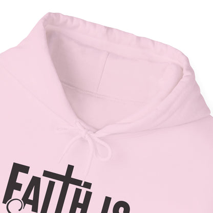 Faith Is Essential Hoodie – Inspirational Christian Pullover