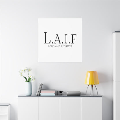 L.A.I.F LORDANDI Matte Canvas, Stretched, 0.75"