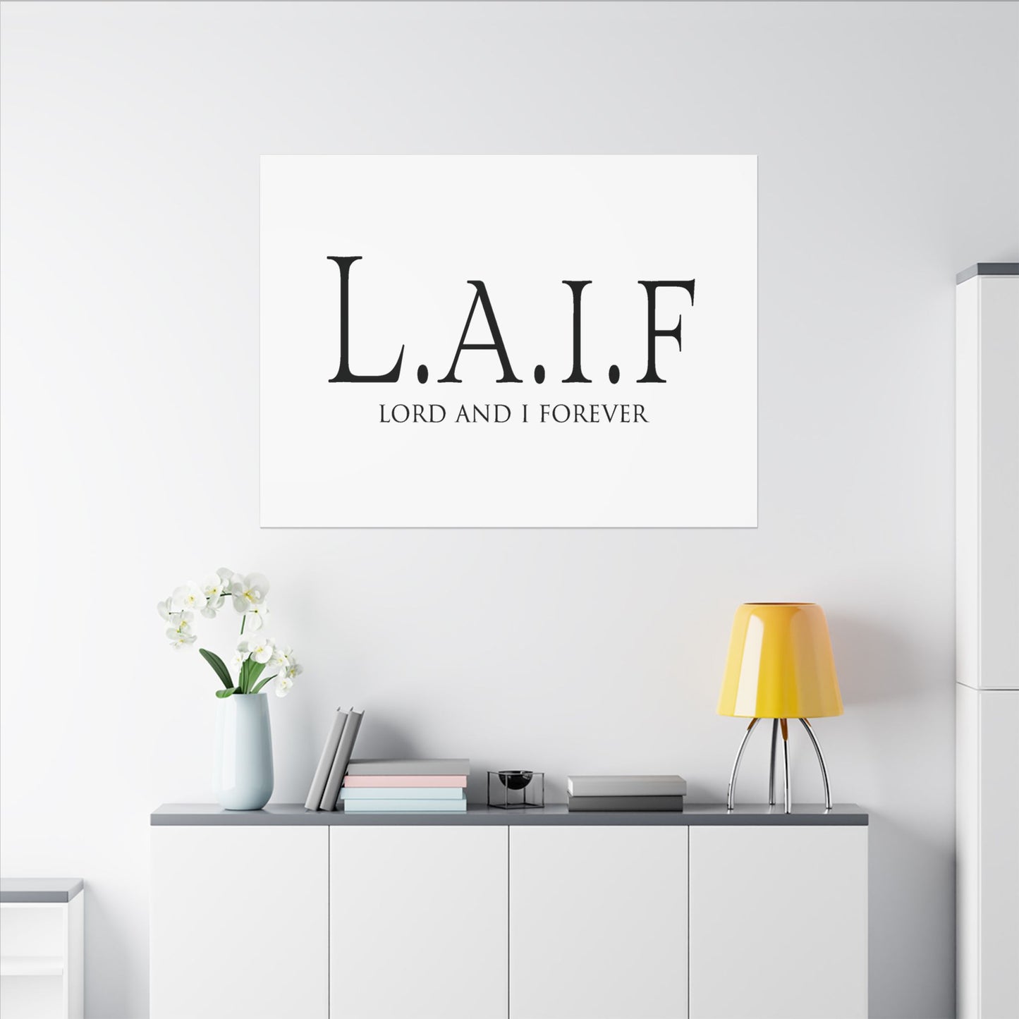 L.A.I.F LORDANDI Matte Canvas, Stretched, 0.75"