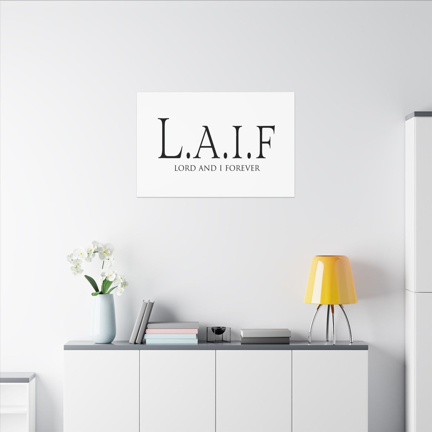 L.A.I.F LORDANDI Matte Canvas, Stretched, 0.75"