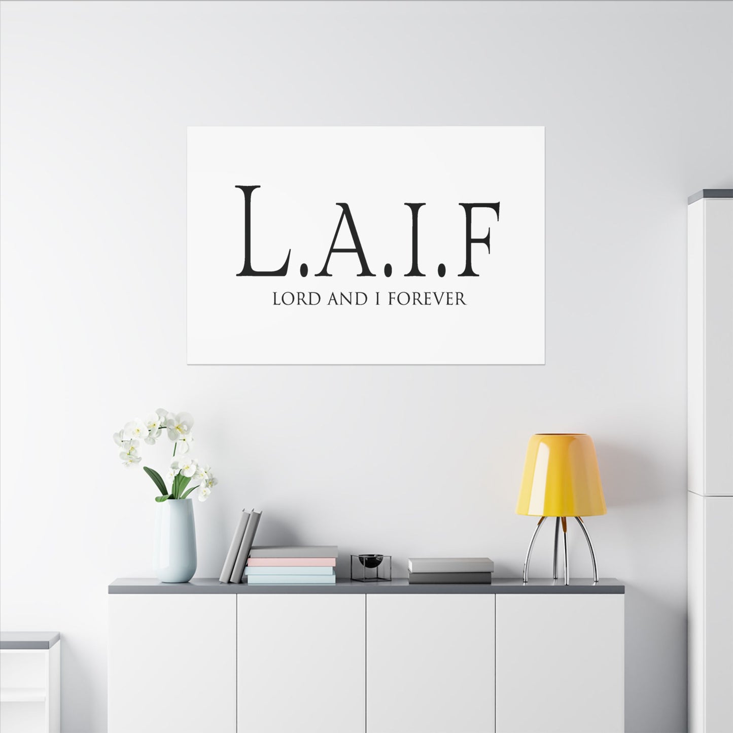 L.A.I.F LORDANDI Matte Canvas, Stretched, 0.75"