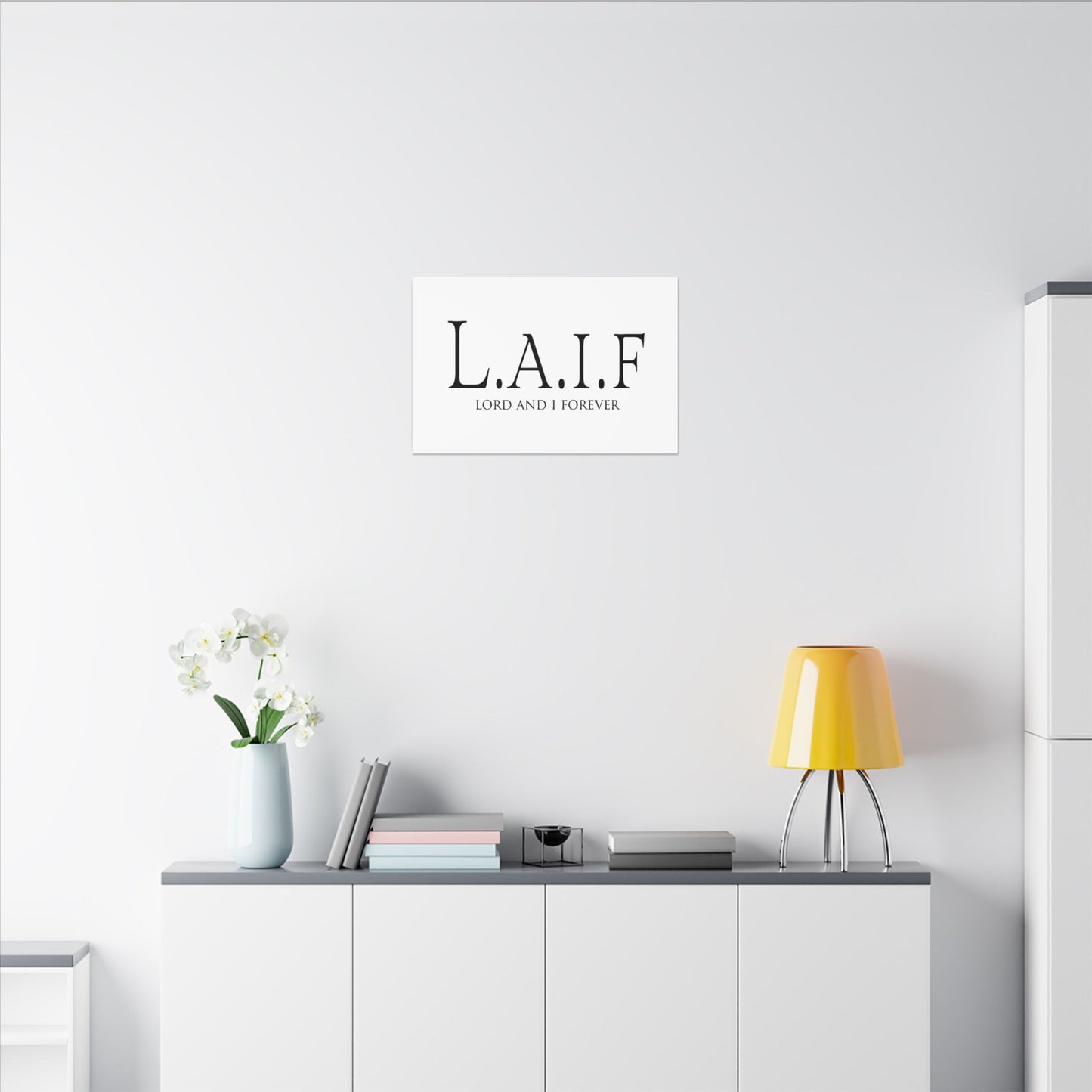 L.A.I.F LORDANDI Matte Canvas, Stretched, 0.75"