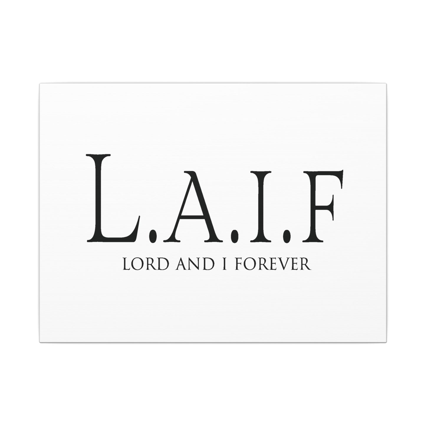 L.A.I.F LORDANDI Matte Canvas, Stretched, 0.75"