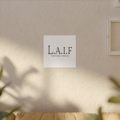 L.A.I.F LORDANDI Matte Canvas, Stretched, 0.75"