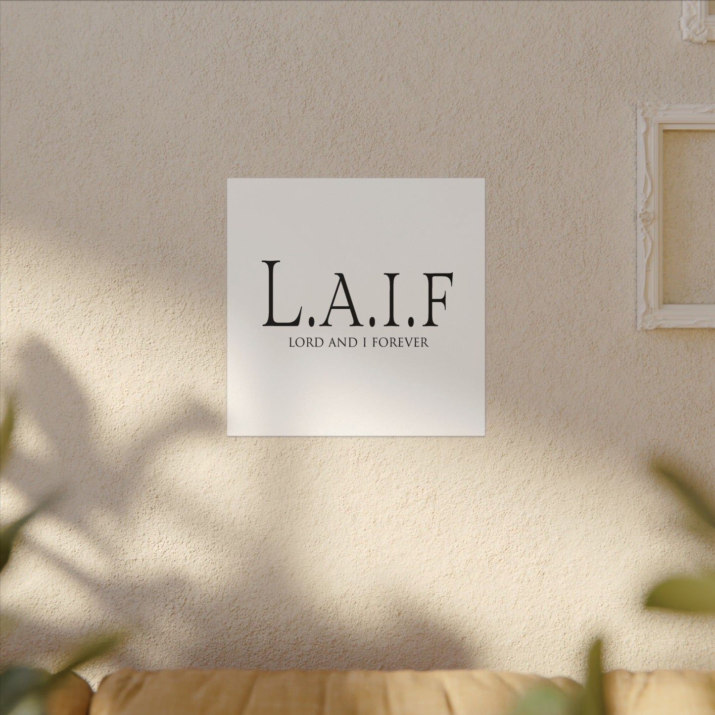 L.A.I.F LORDANDI Matte Canvas, Stretched, 0.75"