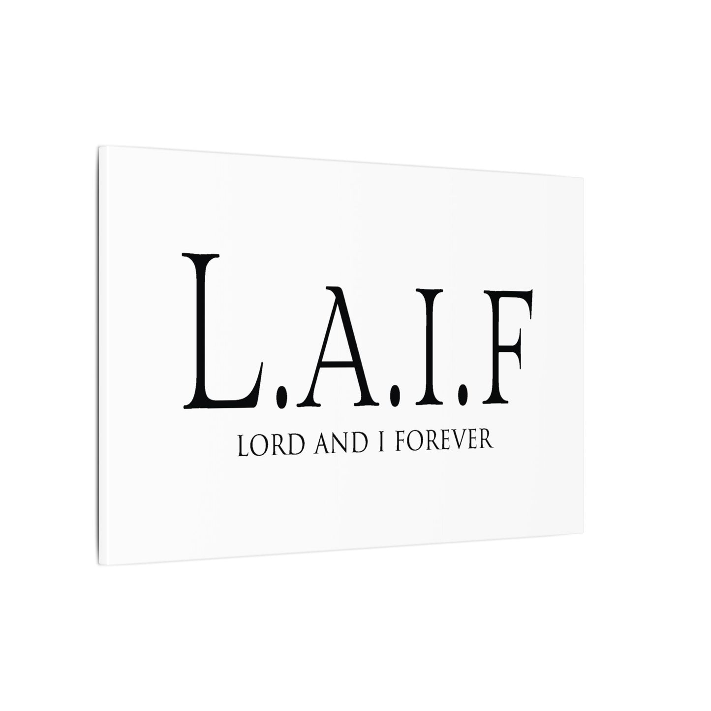 L.A.I.F LORDANDI Matte Canvas, Stretched, 0.75"