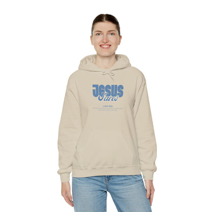 Jesus Saves Hoodie — Faith-Based Christian Graphic Pullover