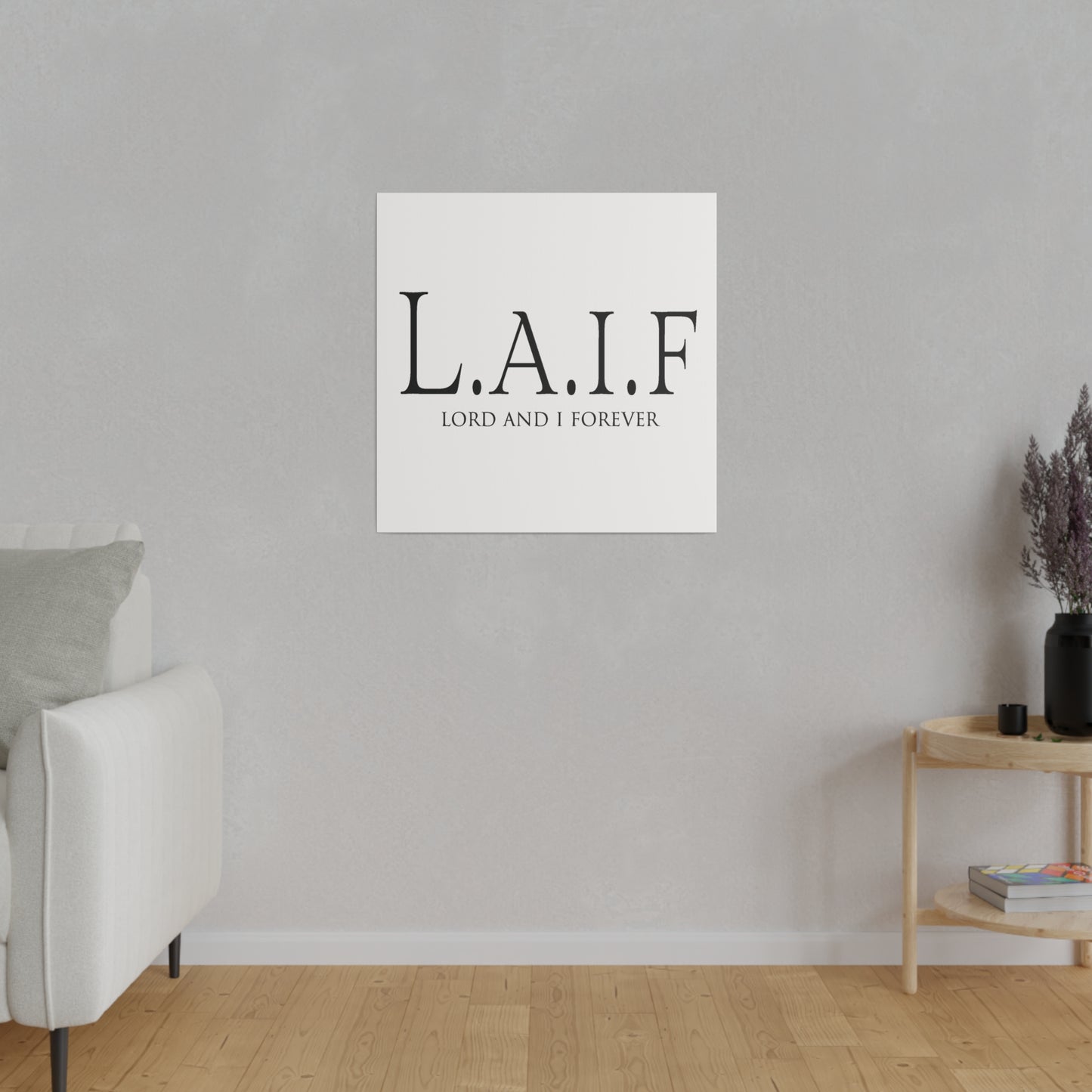 L.A.I.F LORDANDI Matte Canvas, Stretched, 0.75"