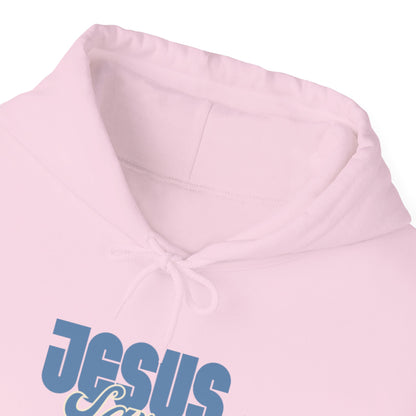 Jesus Saves Hoodie — Faith-Based Christian Graphic Pullover