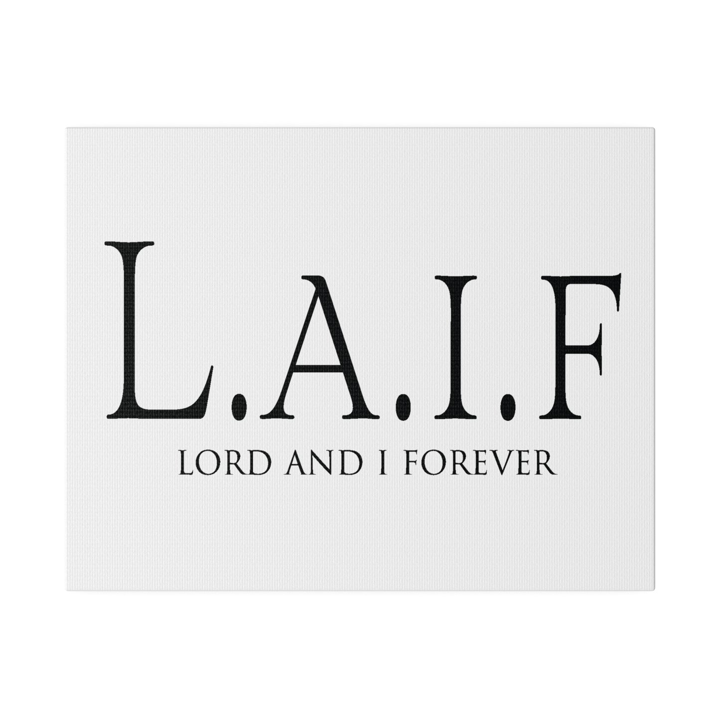 L.A.I.F LORDANDI Matte Canvas, Stretched, 0.75"