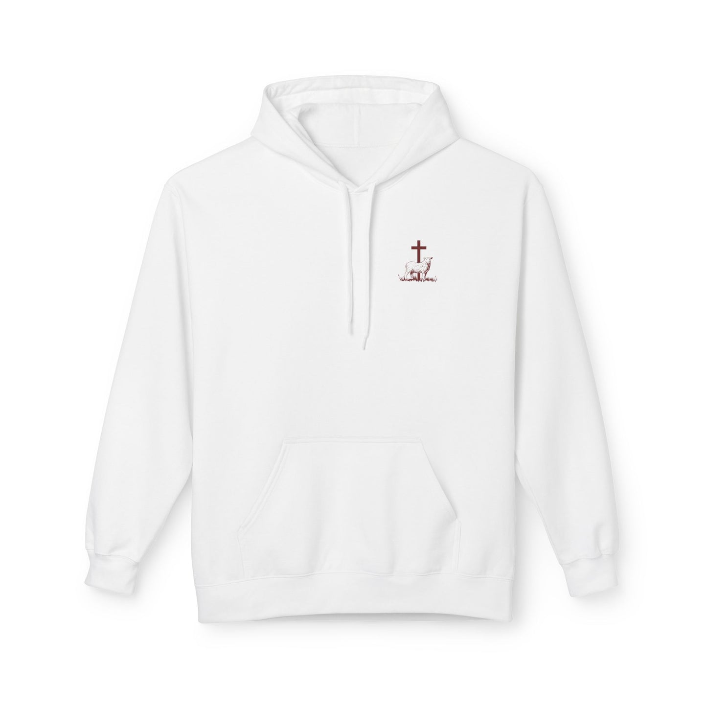 Shepherd & Lamb Hoodie — "He Left the 99 to Come Find Me" Christian Faith Pullover