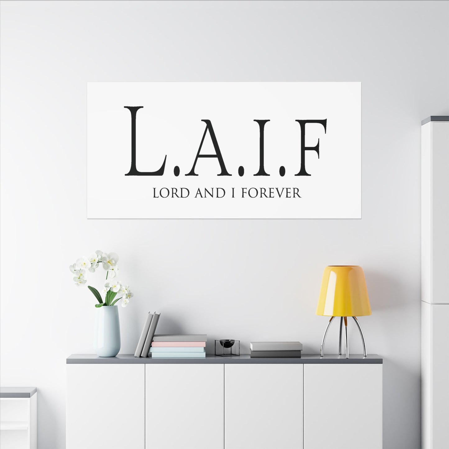 L.A.I.F LORDANDI Matte Canvas, Stretched, 0.75"