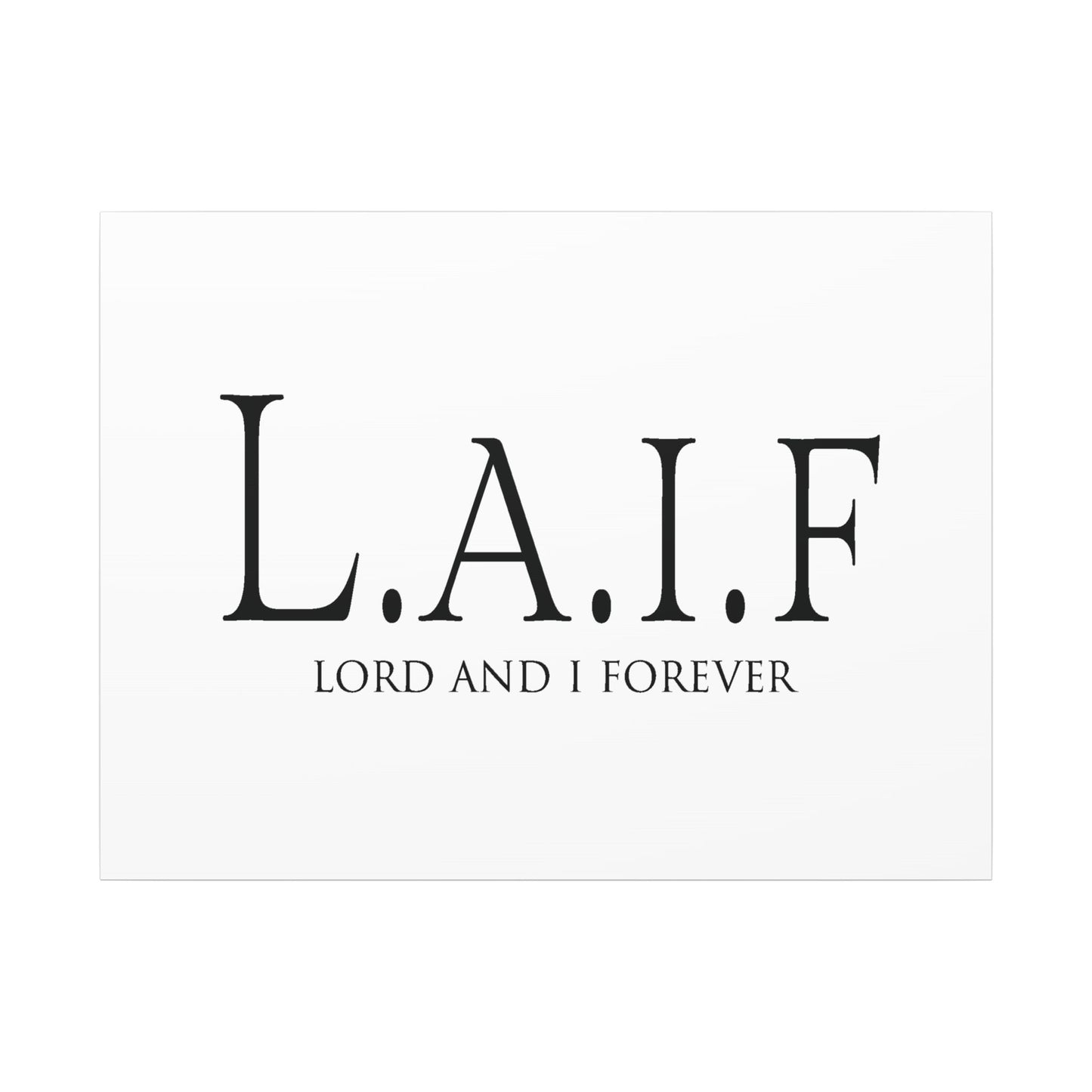 L.A.I.F LORDANDI Matte Canvas, Stretched, 0.75"