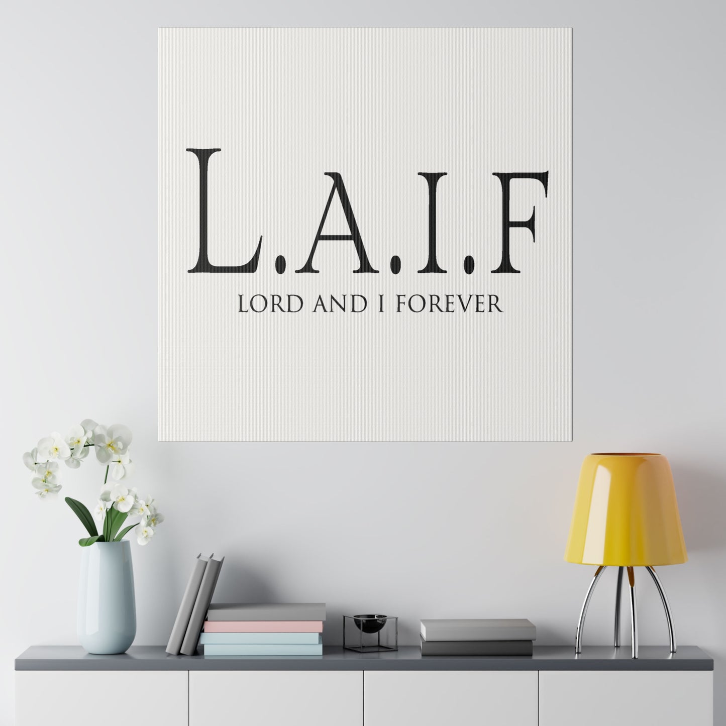 L.A.I.F LORDANDI Matte Canvas, Stretched, 0.75"