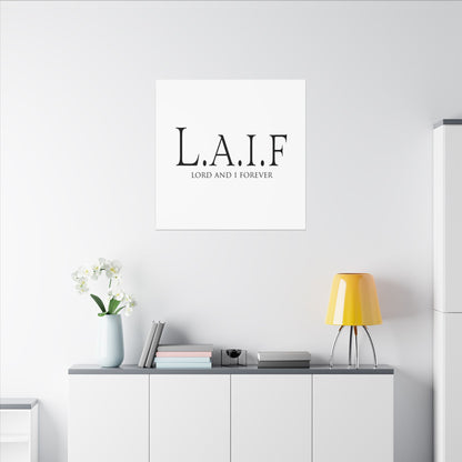 L.A.I.F LORDANDI Matte Canvas, Stretched, 0.75"