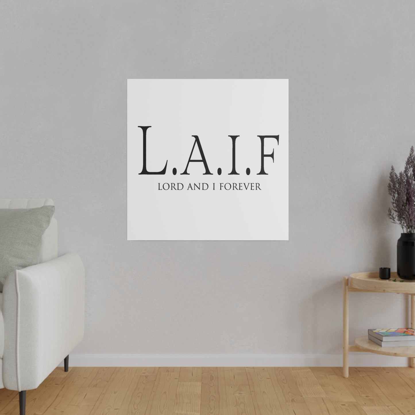 L.A.I.F LORDANDI Matte Canvas, Stretched, 0.75"