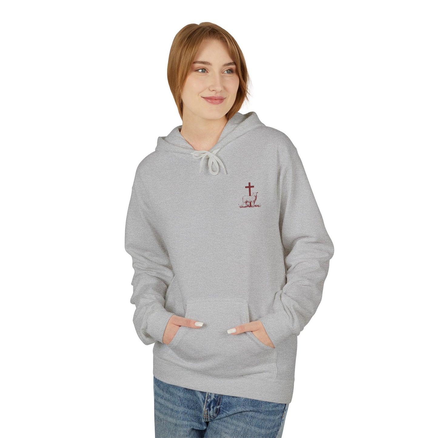 Shepherd & Lamb Hoodie — "He Left the 99 to Come Find Me" Christian Faith Pullover